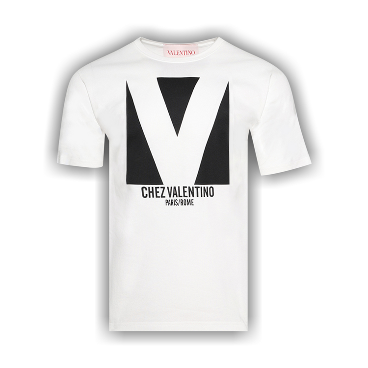 Buy Valentino Chez Valentino Print T-Shirt 'Avorio