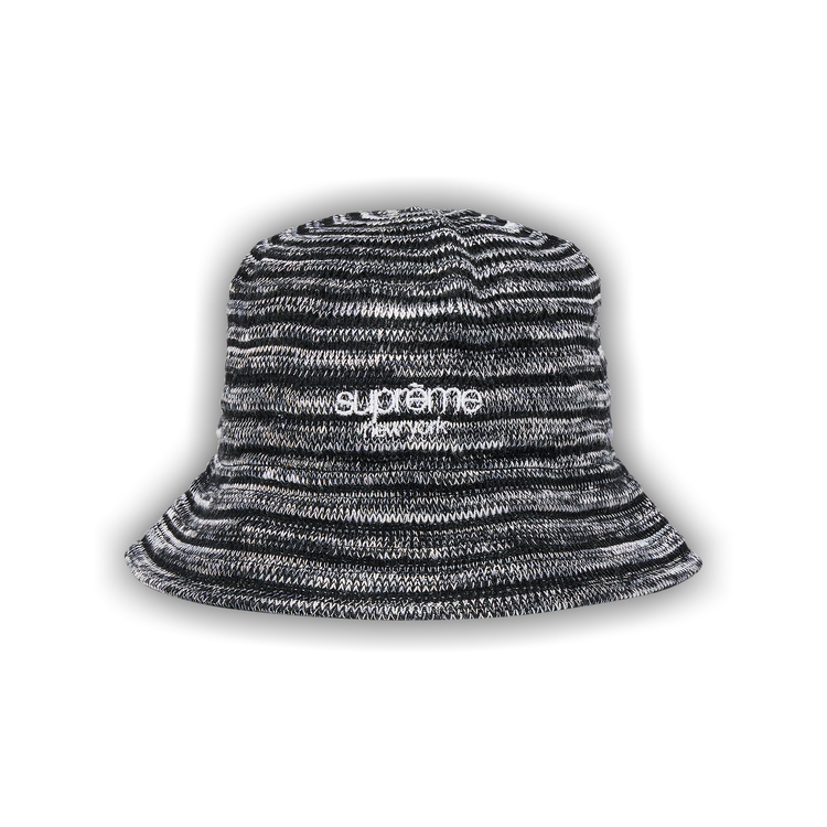 玄関先迄納品 'Black' Crusher Knit Open Supreme Buy - GOAT | BLACK SS25BN16 帽子