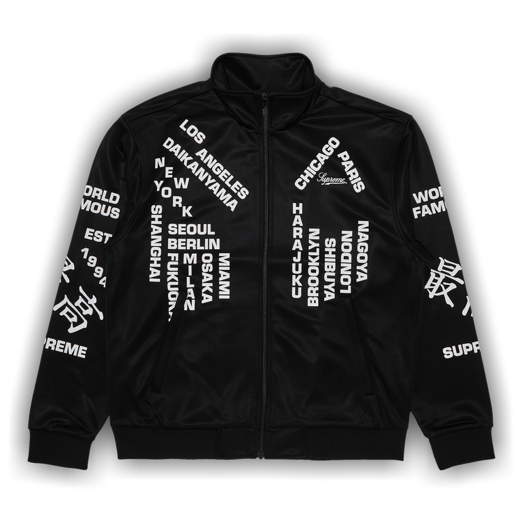 Buy Supreme Worldwide Tricot Track Jacket 'Black' - SS25J34 Buy Supreme Worldwide Tricot Track Jacket 'Black' - SS25J34