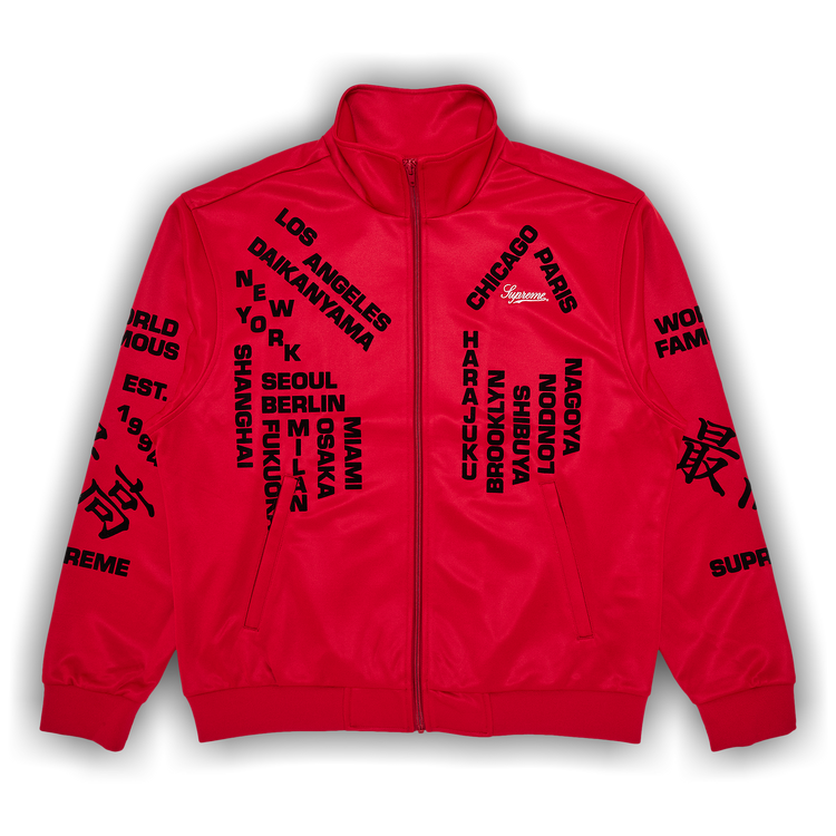 Buy Supreme Worldwide Tricot Track Jacket 'Red' - SS25J34