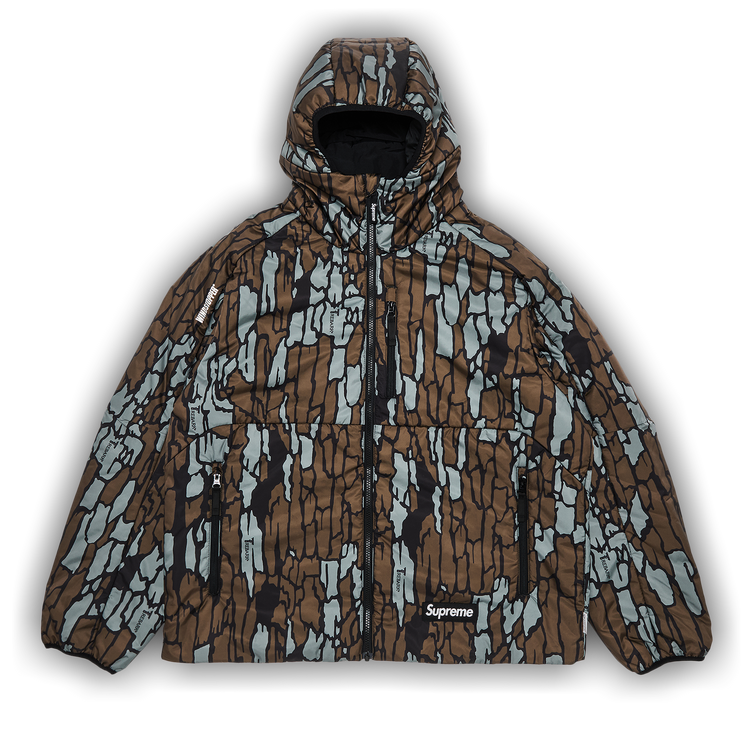 Buy Supreme WINDSTOPPER Insulated Hooded Jacket 'Mossy Oak Trebark