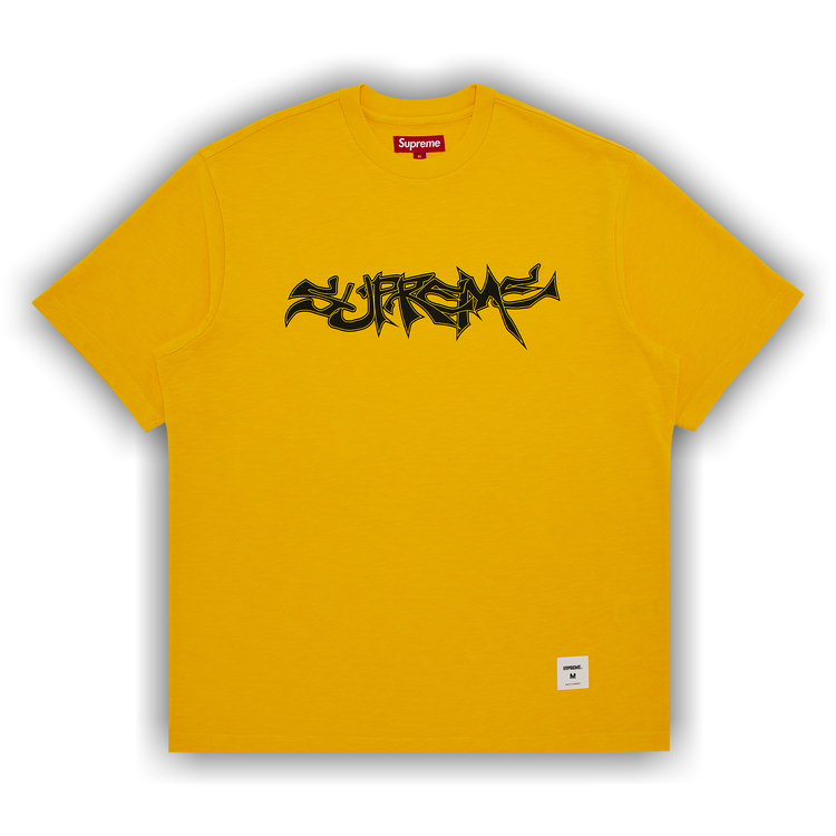 Buy Supreme Mental Short-Sleeve Top 'Yellow' - SS25KN49