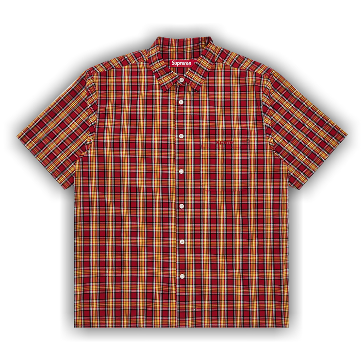 Buy Supreme Mini Plaid Short-Sleeve Shirt 'Red' - SS25S12 RED | GOAT