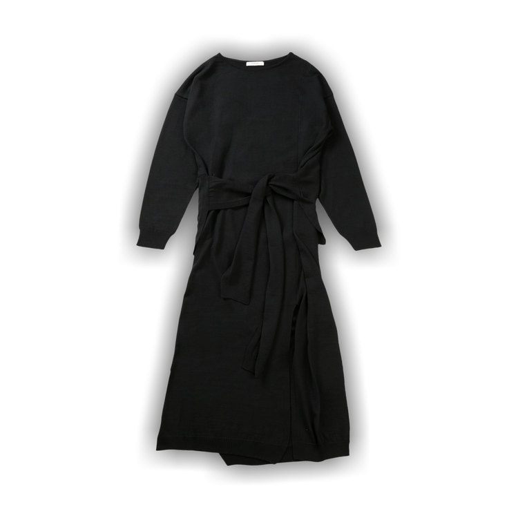 ワンピース LEMAIRE Woman Dress Black DR1093LK087 BK999 Buy Lemaire Long Trompe L'Oeil Dress 'Black' - DR1093 LK087