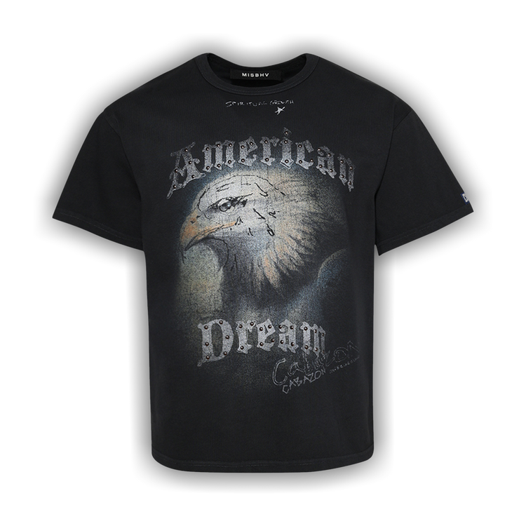 Buy MISBHV American Dream T-Shirt 'Washed Black' - 250M125