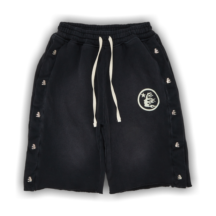 Buy Hellstar Snap Shorts 'Black' - 9357 100000202SS BLAC | GOAT