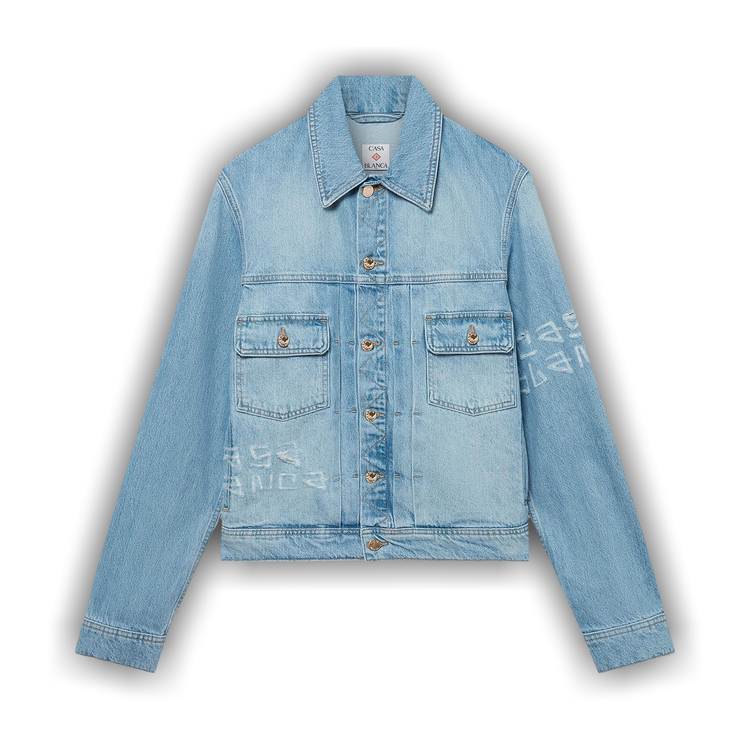 ジャケット・アウター CASABLANCA WORK IN PROGRESS DENIM JACKET Casablanca Denim Jacket, Size M
