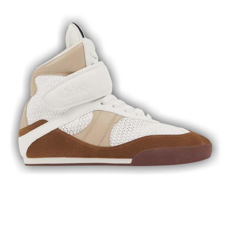 Buy Chloé Wmns Kick High Sneaker 'Natural Brown
