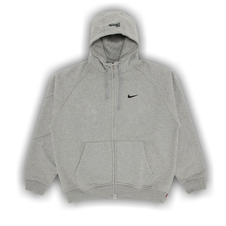 【Supreme x Nike】Zip Up Hooded Sweatshirt Black 25SS Supreme Nike Zip Up Hooded Sweatshirt Black Men's - SS25 - US