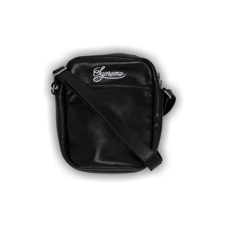Buy Supreme x Nike Leather Shoulder Bag 'Black' - SS25B1