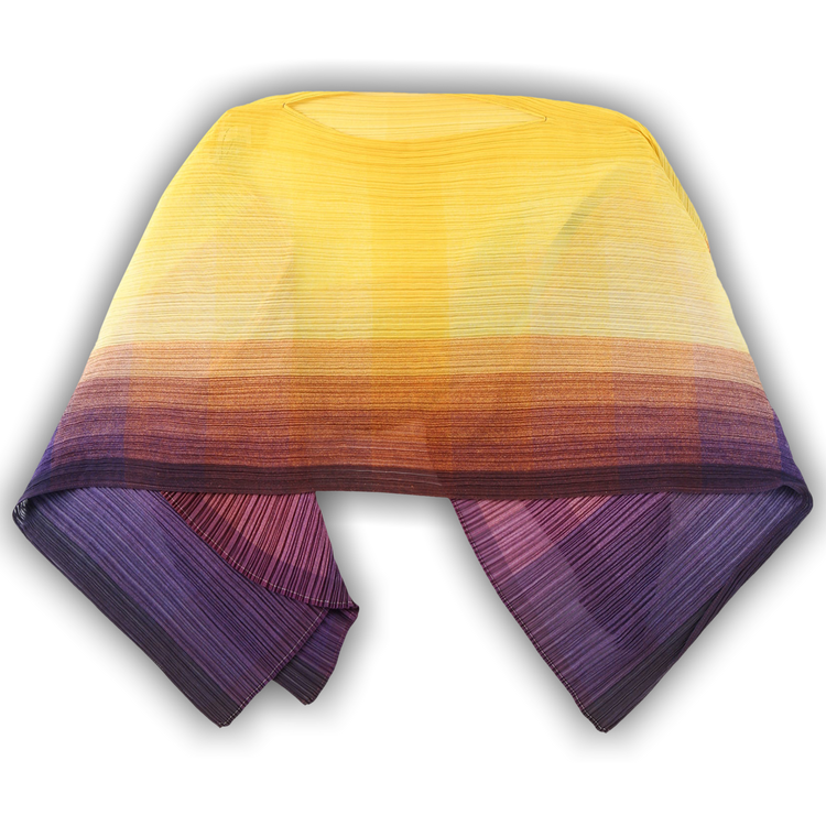 Buy Pleats Please Issey Miyake Photon Madame-T Stole 'Yellow