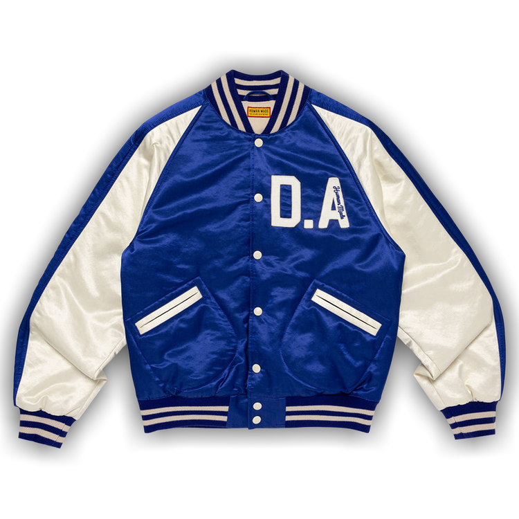 Buy Human Made Satin Stadium Jacket 'Navy' - HM29JK020 NAVY | GOAT