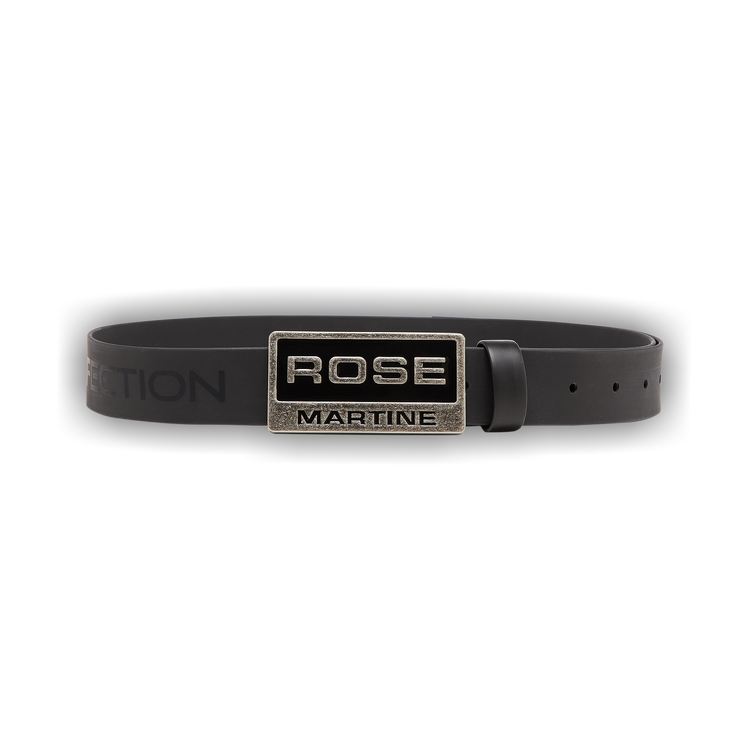Buy Martine Rose Rubber Tyre Belt 'Black' - 1182WF02001 BLAC | GOAT