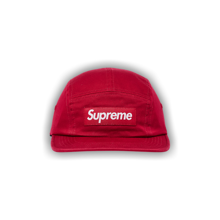 Buy Supreme Washed Chino Twill Camp Cap 'Red' - SS25H40 RED
