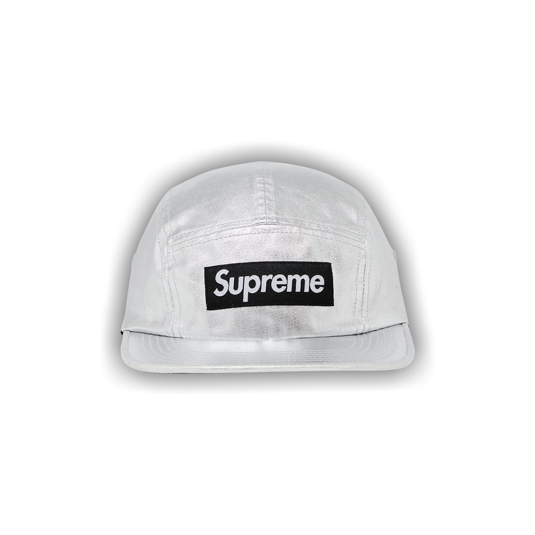 Buy Supreme Washed Chino Twill Camp Cap 'Silver' - SS25H40