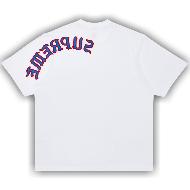 Buy Supreme Brushed Arc Short-Sleeve Top 'White' - SS25KN25