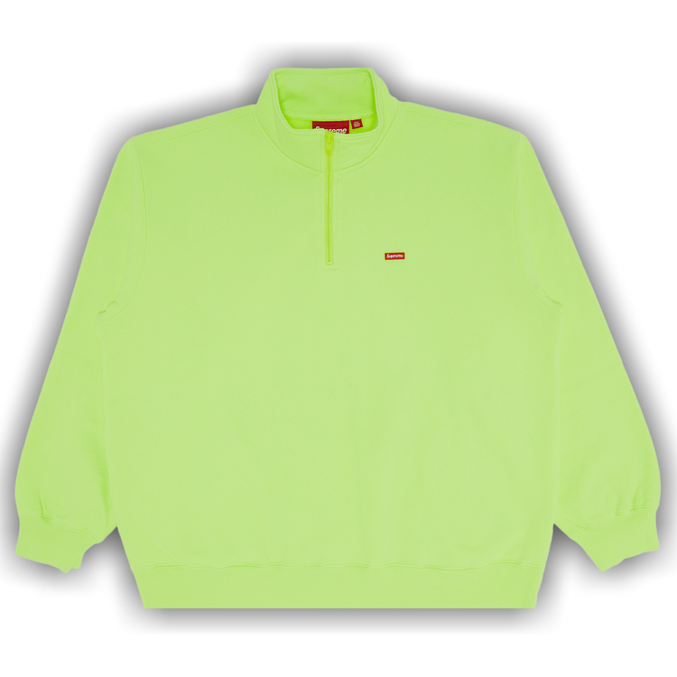 【Supreme】Small Box Half Zip Pullover★Yellow★25SS★ Supreme Sup Half Zip Pullover ($148) ❤ liked on Polyvore