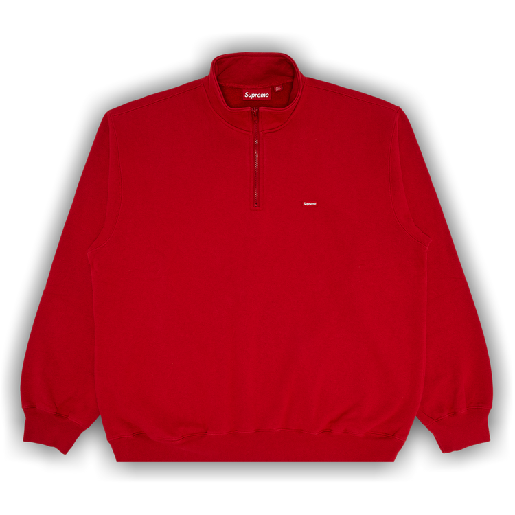 【Supreme】Small Box Half Zip Pullover★Red★25SS★ 1394068_00.png.png