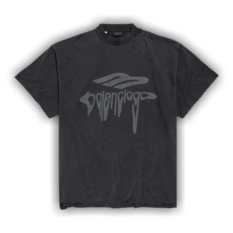 Buy Balenciaga 3B Liquefied T-Shirt 'Faded Black/Anthracite