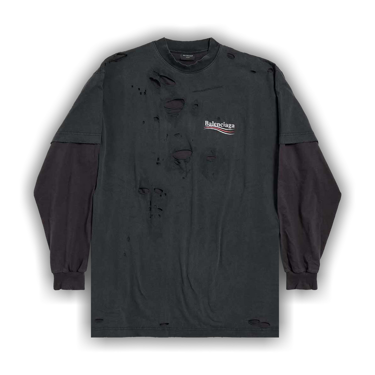 BALENCIAGA×X-BIONIC 22AW変形異素材組合せ ロンT 1593043_00.png.png