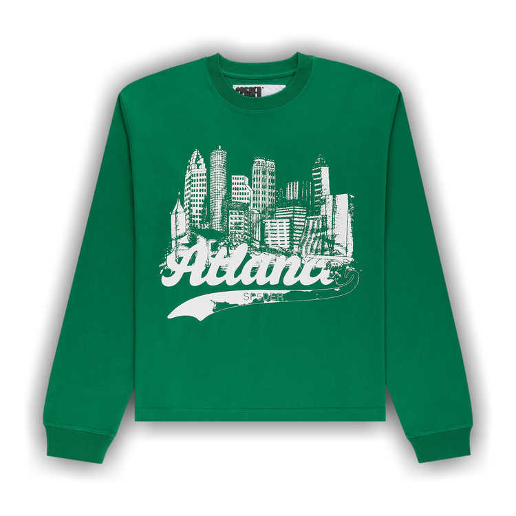 Buy Sp5der Copper Cove Long Sleeve Tee 'Kelly Green
