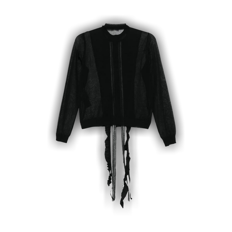 Buy Ann Demeulemeester Monya Cardigan 'Black' - 2501 W KN16 KN008