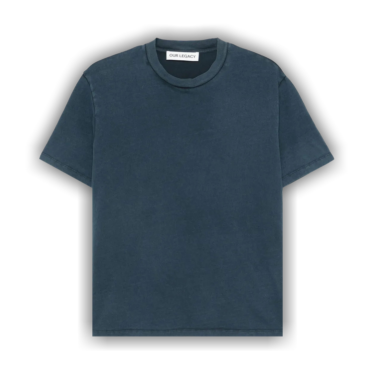 OUR LEGACY｜ (BOX T-SHIRT Worn Blue Legacy Jersey (M4246 DPTO — Worn Blue Legacy Jersey Box T-Shirt