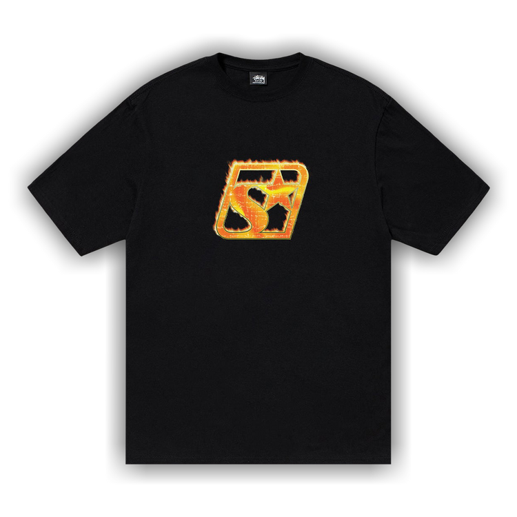 Buy Stussy Blaze Tee 'Black' - 1905129 BLAC | GOAT