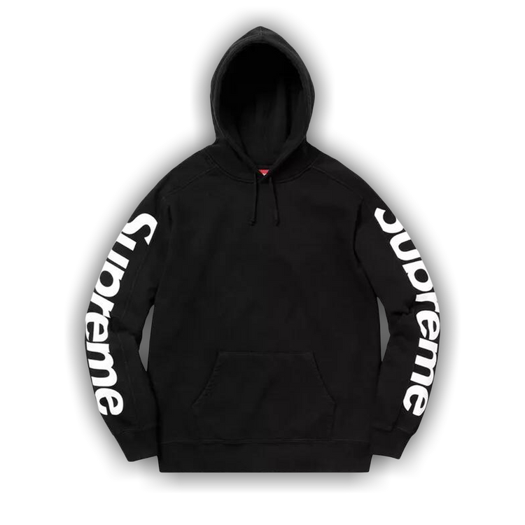 Buy Supreme Sideline Hooded Sweatshirt 'Black' - SS18SW25