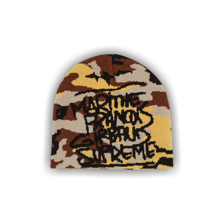 Buy Supreme x Martithé + François Girbaud Beanie 'Camo' - SS25BN2