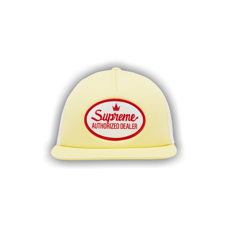 Buy Supreme Authorized Mesh Back 5-Panel 'Light Yellow