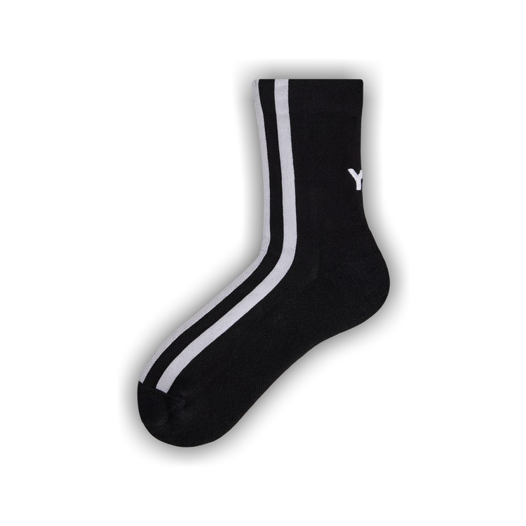 Y-3 | STRIPES SOCKS BLACK IZ3173 靴下 Y-3 - ストライプス ソックス / Y-3 STRP SOCK / BLACK [IZ3173