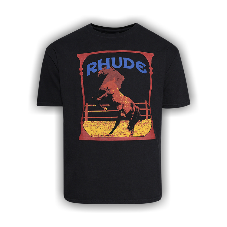 Buy Rhude Cadre Tee 'Vintage Black' - SS25TT050122306 | GOAT