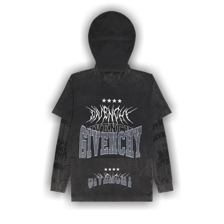 Buy Givenchy Layered Long-Sleeve Graphic T-Shirt With