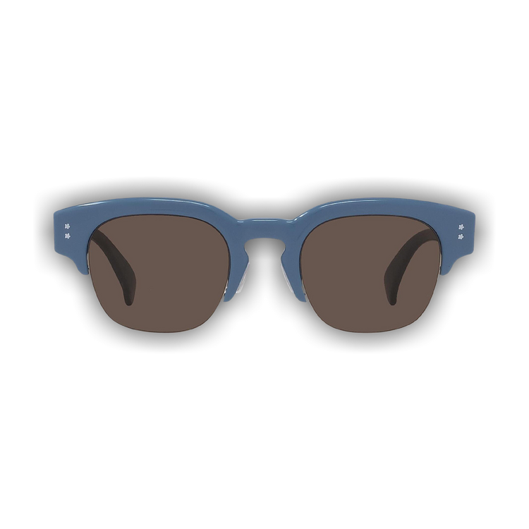 Buy Kenzo Round Sunglasses 'Blue/Brown' - KZ40179U 84E | GOAT