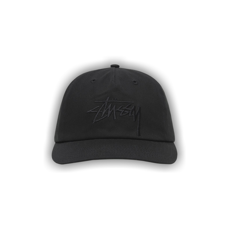 Buy Stussy Mid-Depth Big Stock Snapback 'Black' - 1311145 BLAC | GOAT
