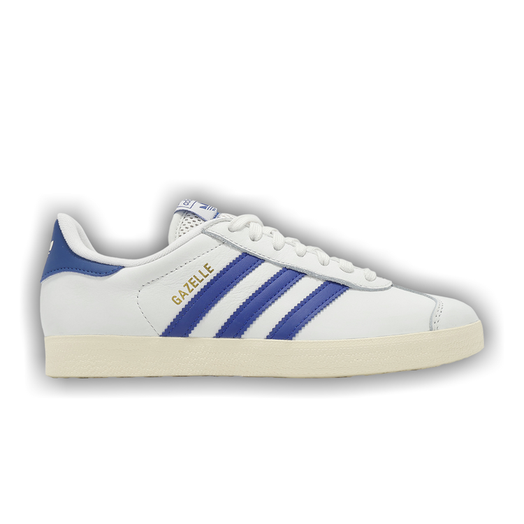 【超美品】 Gazelle ホワイト/ブルー スニーカー 23.5㎝ JH5398.png.png