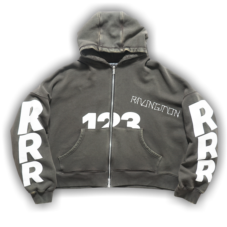 Buy RIVINGTON roi Rebis Uso-123 CVA Zip Hoodie 'Mechanic