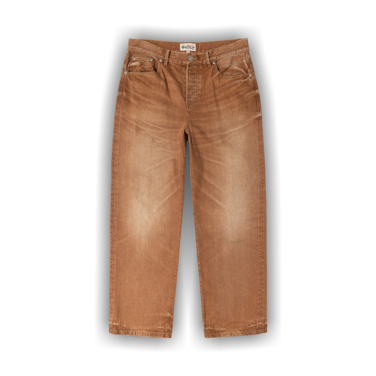 Buy Stussy Big Ol' Jean Vintage Denim 'Brown' - 116713 BROW