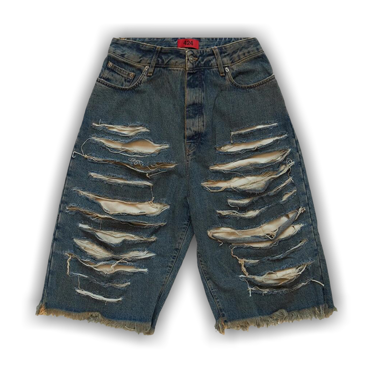 熱い販売 Buy 503 TE001 FF5SMT37AP - 'Blue' Shorts Denim Daddy Big 424 洋楽