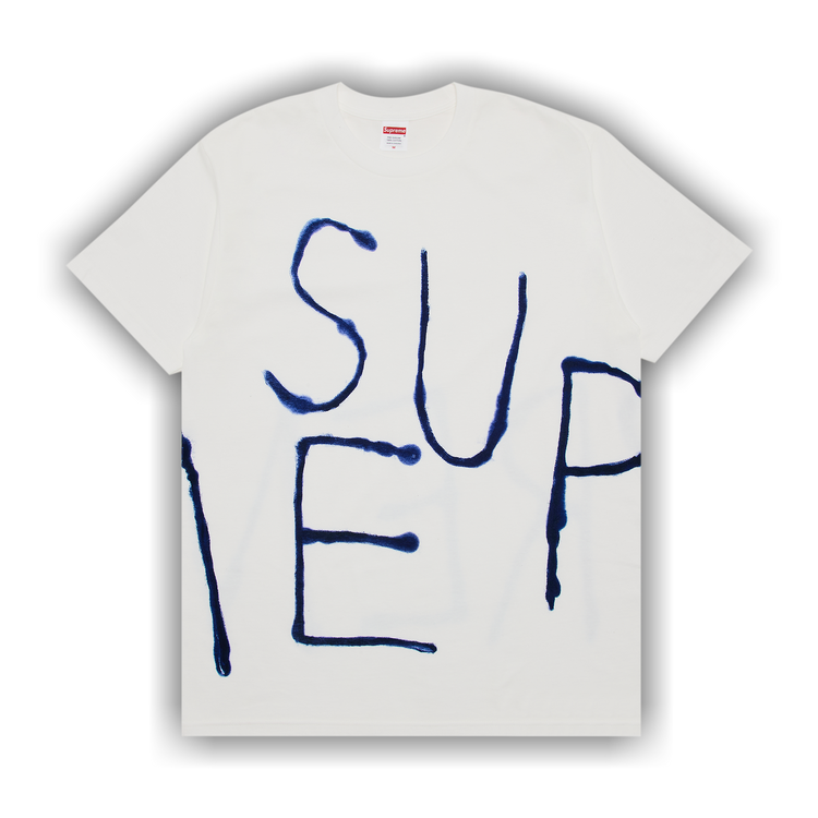 Buy Supreme Painted Tee 'White' - SS25T58 WHITE | GOAT
