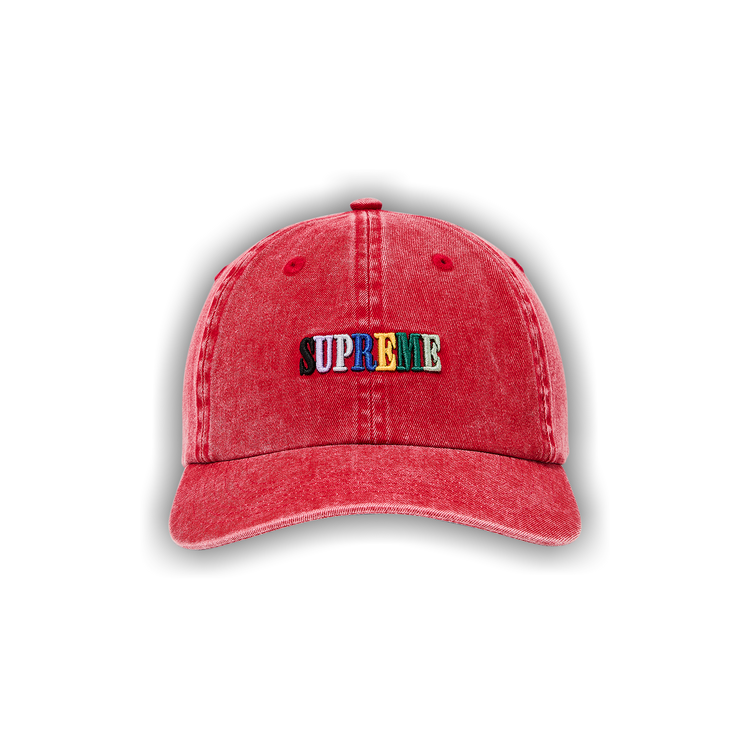 Supreme Pigment Dye 6-Panel Red | eBay