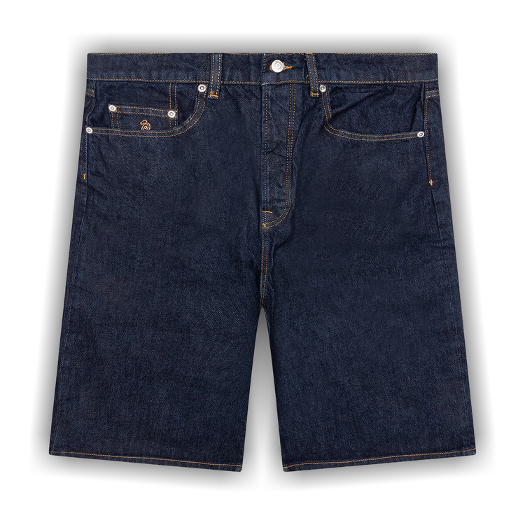 パンツ Stussy BIG OL' SHORT DENIM RINSED INDIGO Stussy Big Ol' Denim Short Rinsed Indigo Men's - SS24 - US