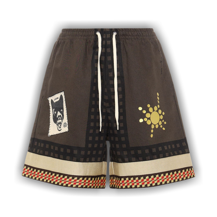 【新品】Cactus Jack “Sun Shorts” Brown Buy Cactus Jack by Travis Scott Sun Shorts 'Brown' - CJJ1 BS12