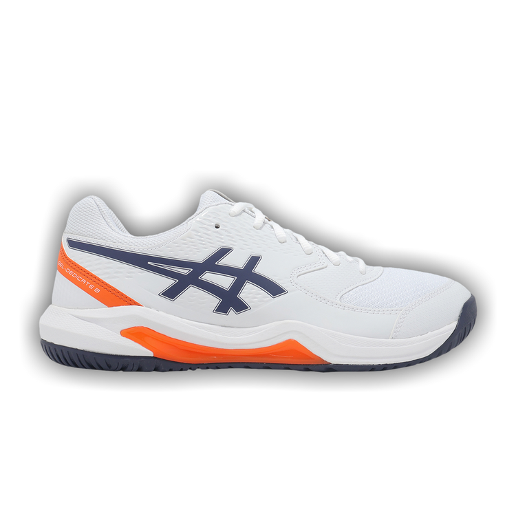 Buy Asics Gel Dedicate 8 'White Indigo Fog Orange' - 1041A408 110