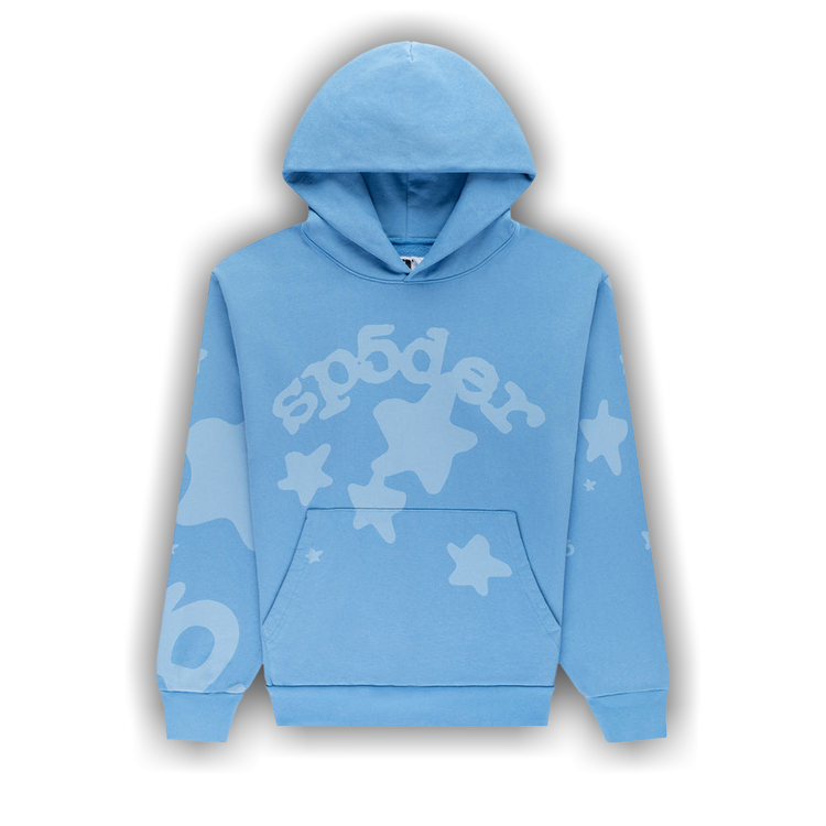 Buy Sp5der Beluga V2 Hoodie 'Dusty Blue' - ST023SS25DSG | GOAT