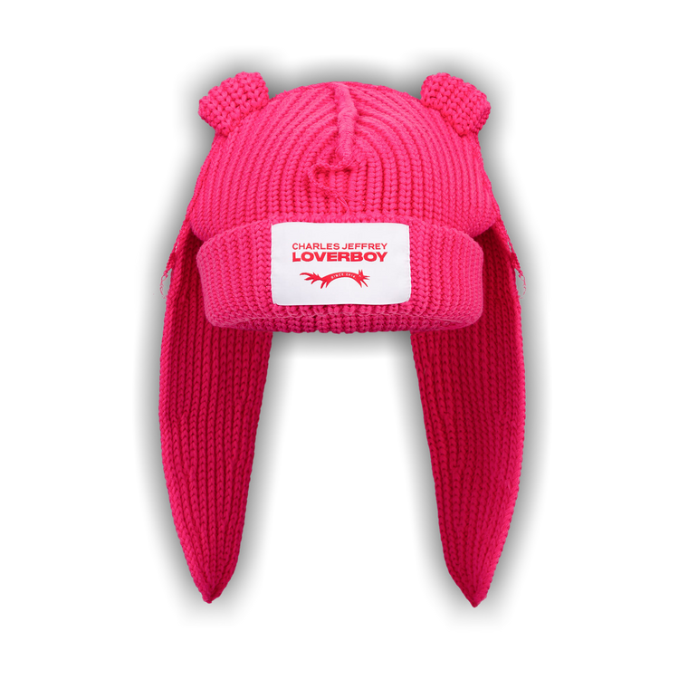CHARLES JEFFREY ベレー帽 ピンク 360415207_1.jpg
