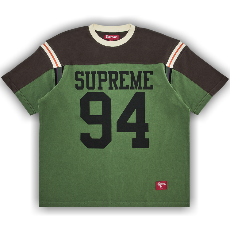 Buy Supreme Split Short-Sleeve Football Top 'Green