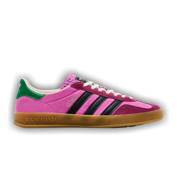 adidas gazelle silver green womens Adidas Gazelle x Gucci Pink  Ar Store