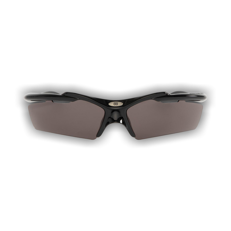 サングラス BALENCIAGA 'Turbo Rectangle' sunglasses (830305T0007 1000) Balenciaga Turbo Rectangle black sunglasses | TheDoubleF